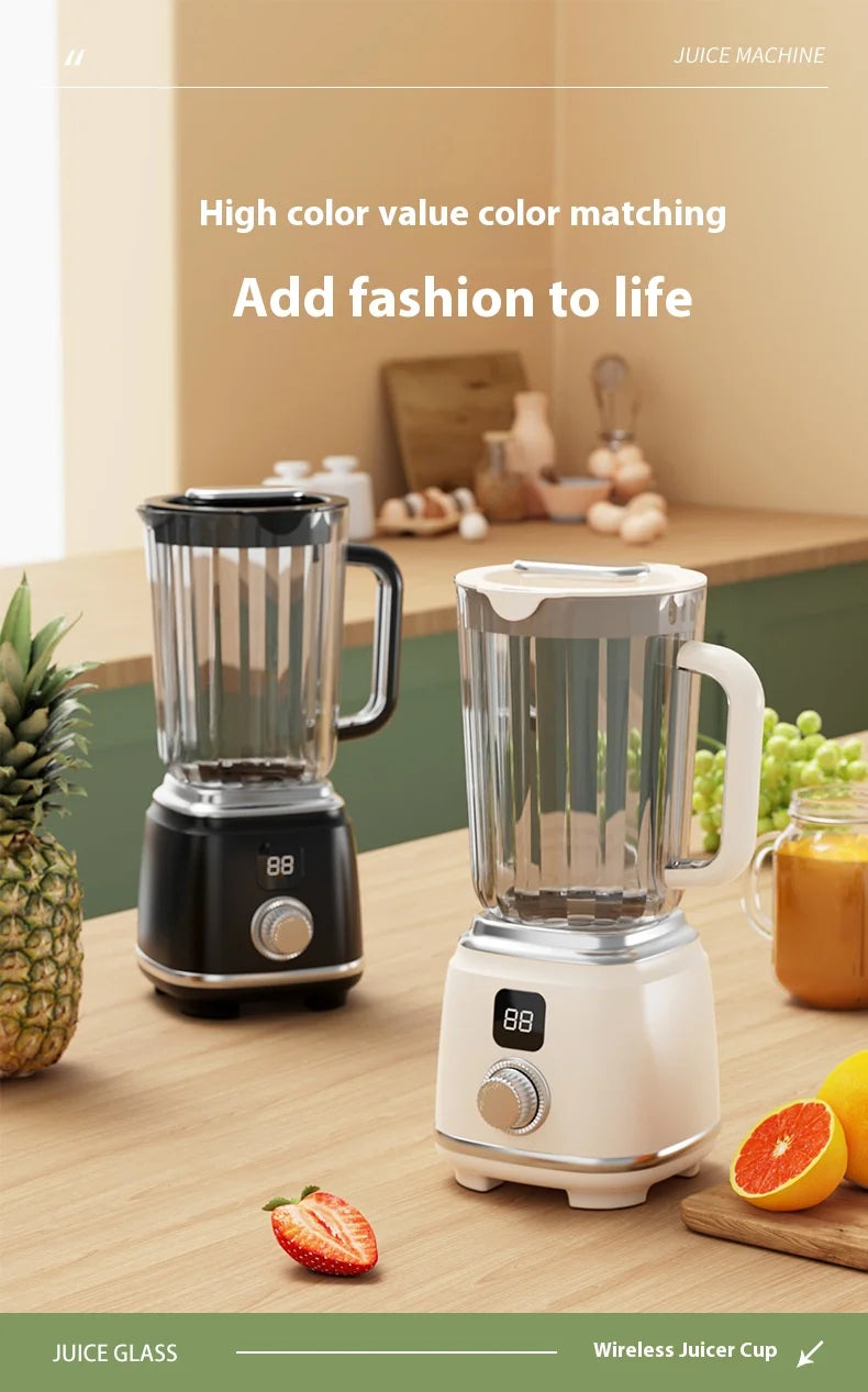 Portable Wireless Blender for Smoothies and Juices
