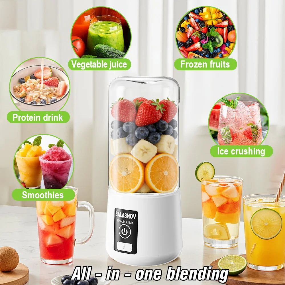 Portable Rechargeable Electric Fruit and Vegetable Blender