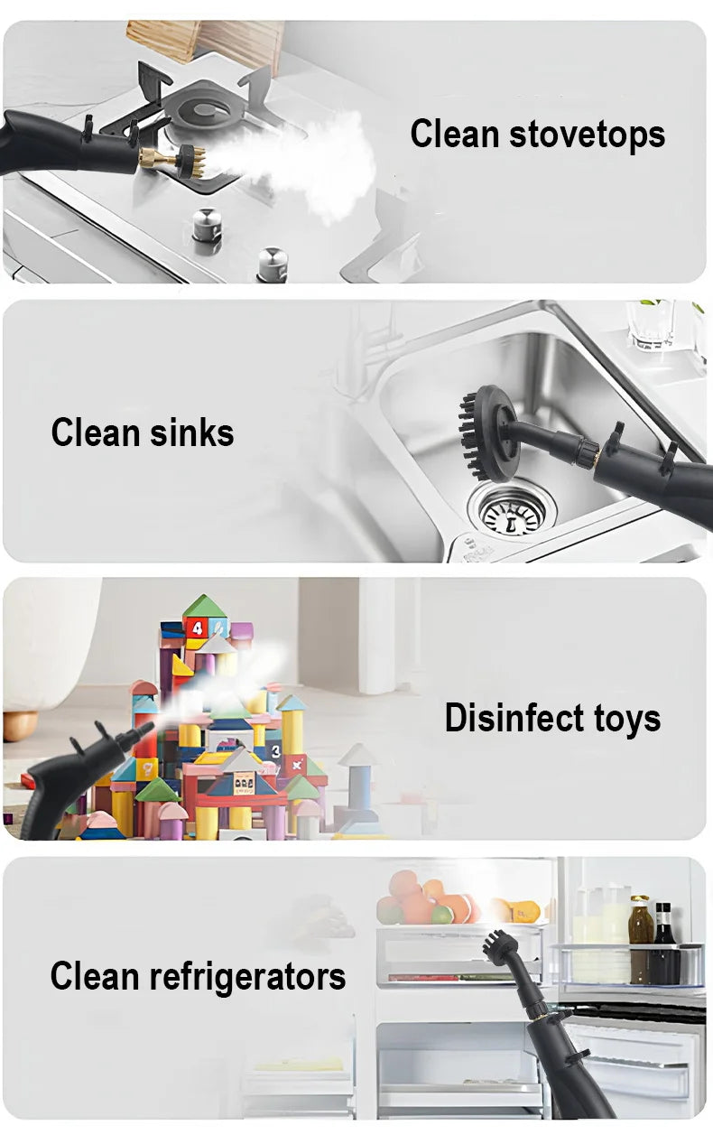Portable High-Pressure Household Steam Cleaner - 10