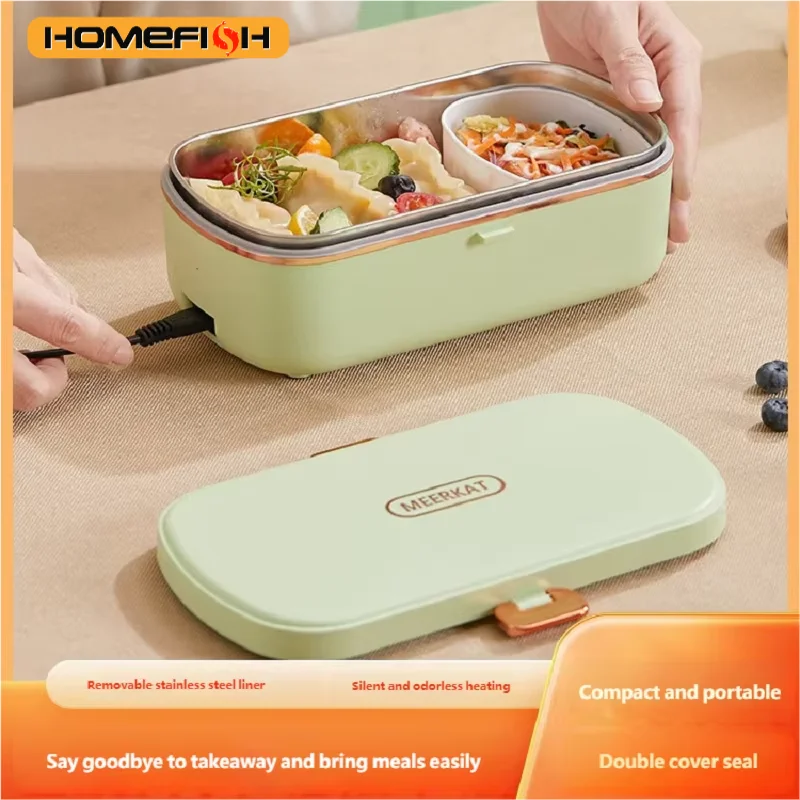 Electric Stainless Steel Portable Food Warmer Lunch Box