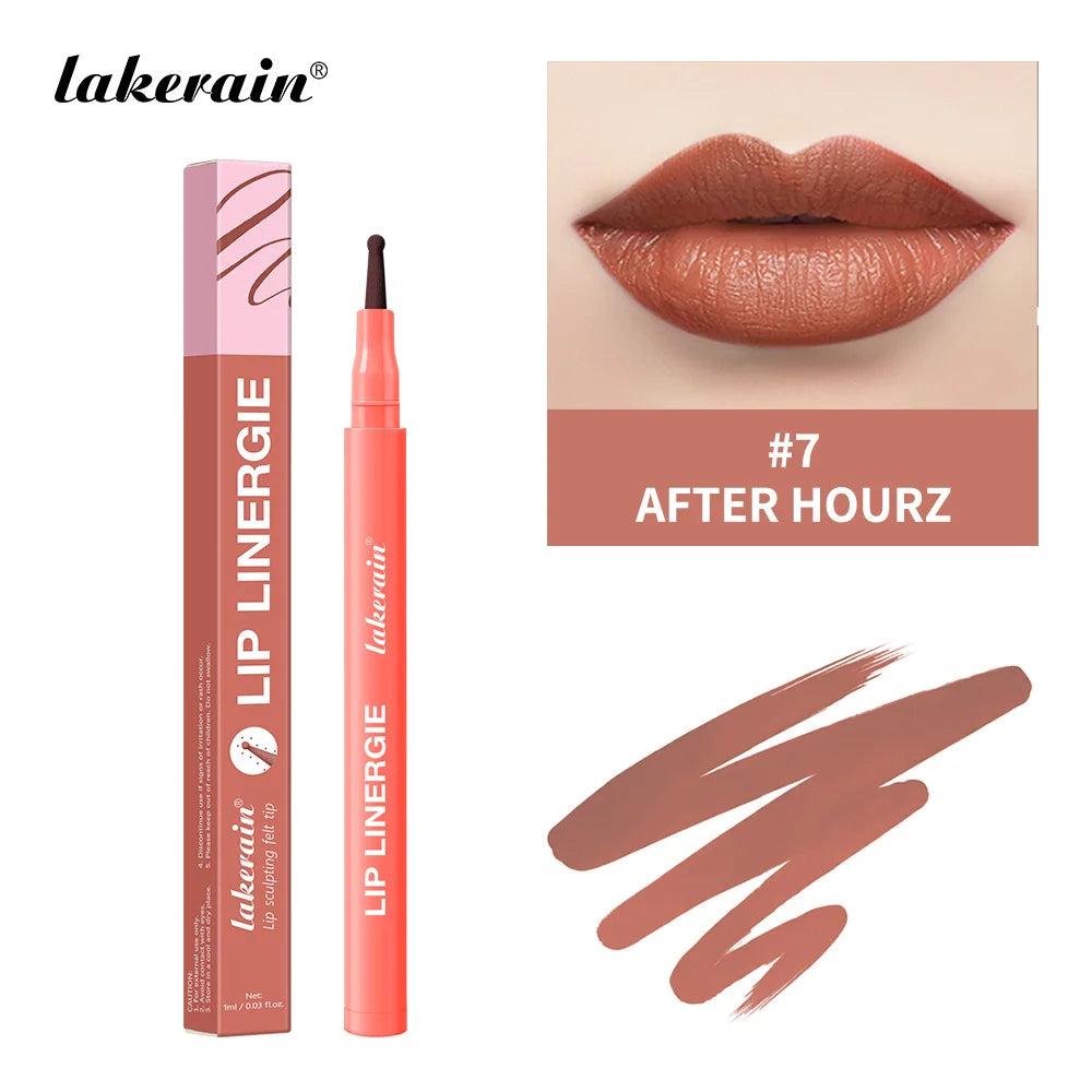 Waterproof Ballpoint Felt Tip Lip Liner Stain - 35