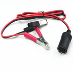 12V Battery Clip-on Cigarette Lighter Power Socket Adapter