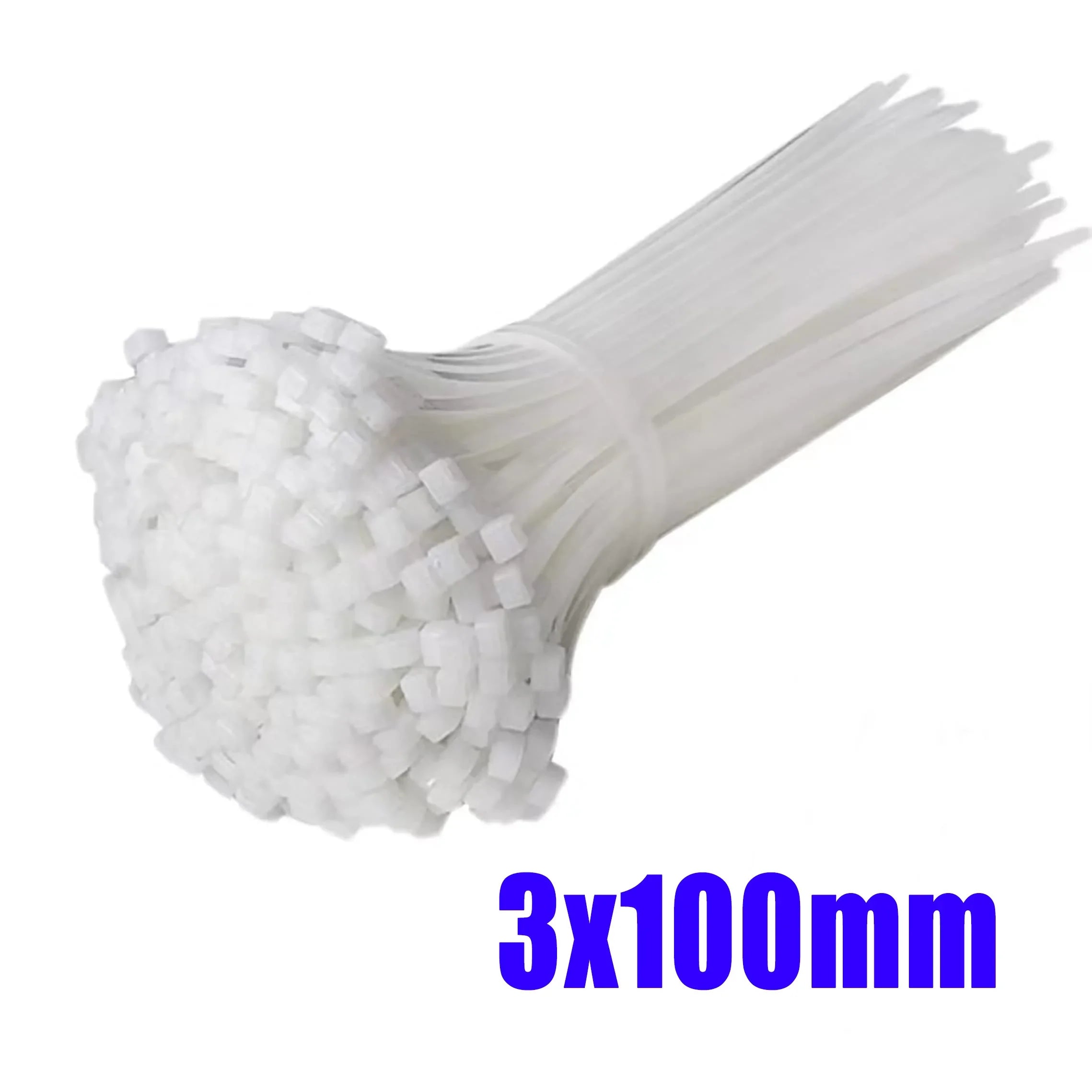 Heavy Duty Self-Locking Nylon Cable Zip Ties for Home and Office - 27
