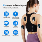 Portable Electric TENS and EMS Body Muscle Massager