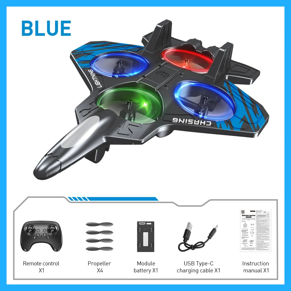 Stunt LED Foam RC Fighter Jet for Beginners