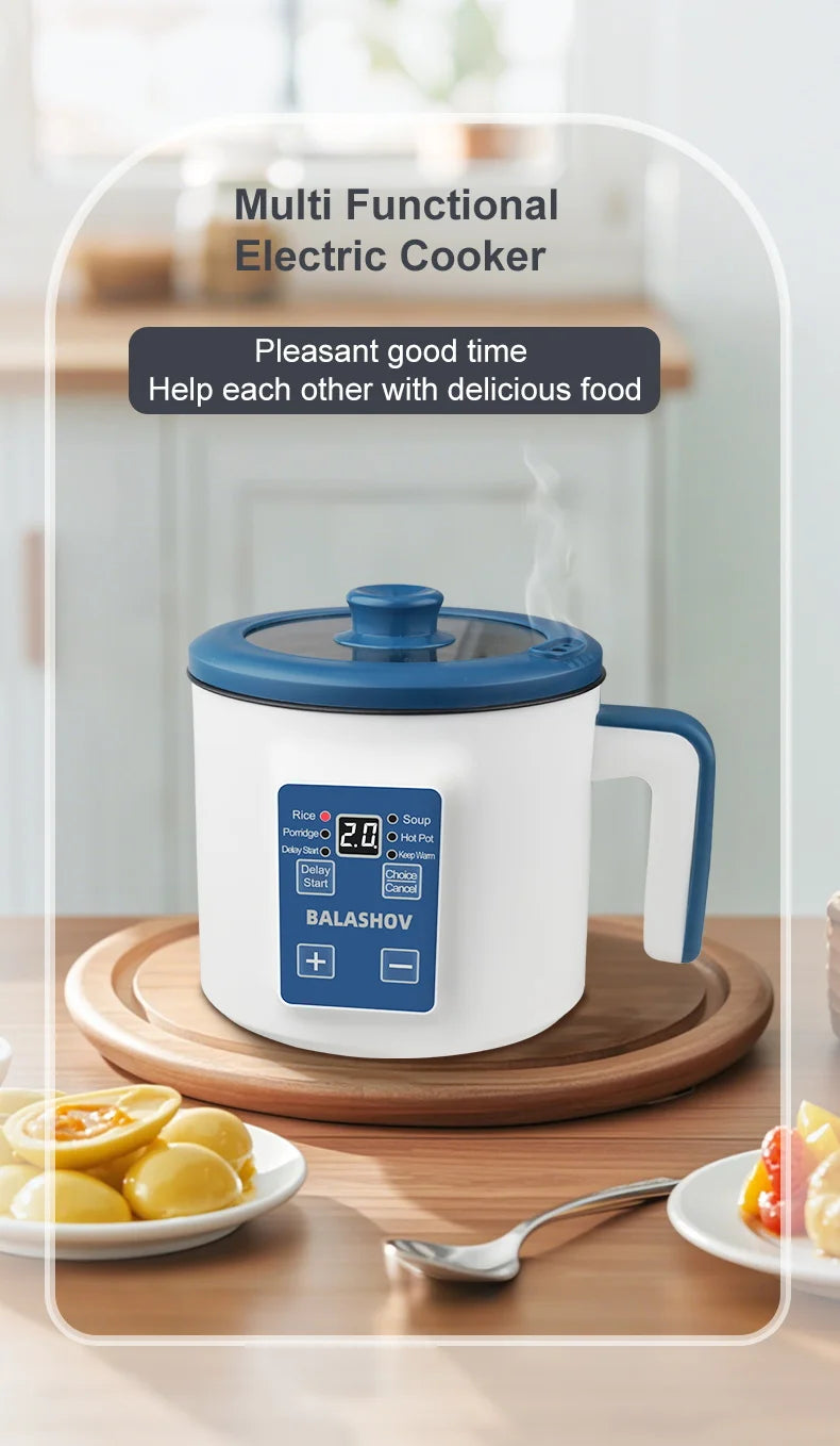 Compact Intelligent Electric Mini Rice Cooker