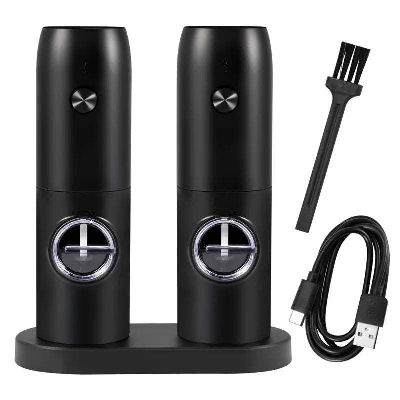Electric Automatic Salt and Pepper Grinder with LED Light - 21