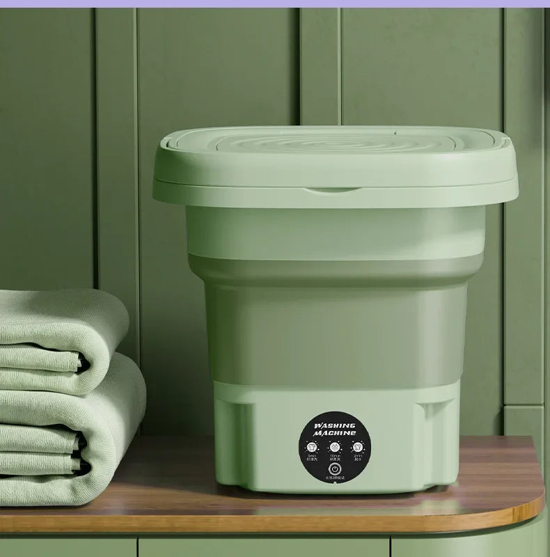 Portable Folding Washing Machine for Underwear and Socks - 32