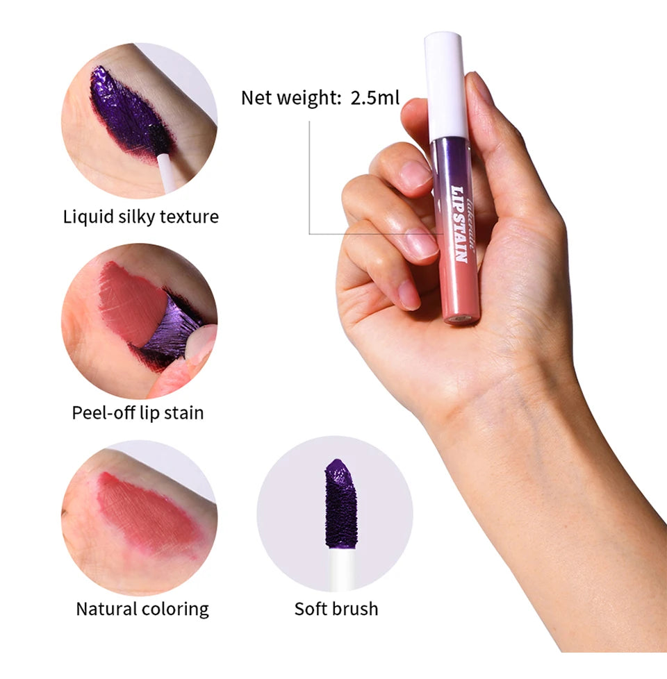 Waterproof Peel-Off Lip Stain Tint - 13