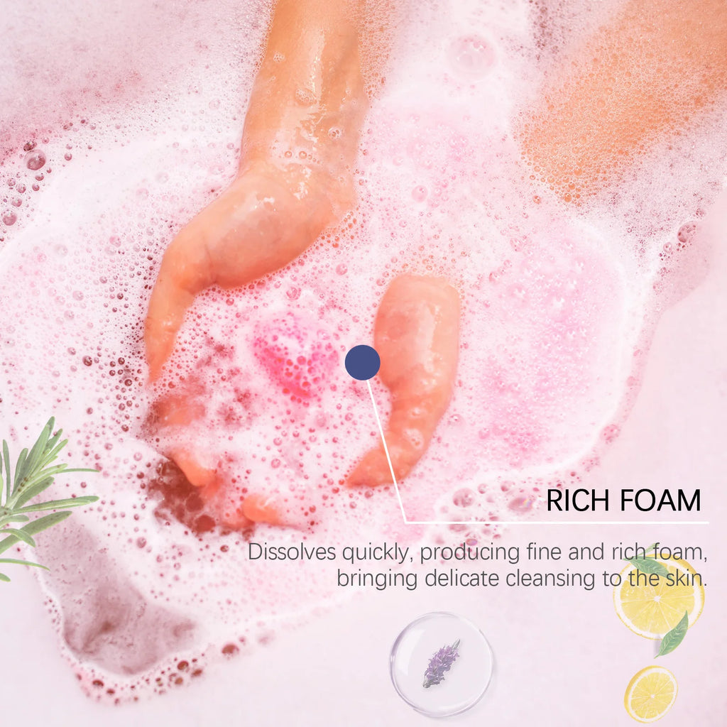 Relaxing Aromatherapy Bath Bomb Set for Skin Moisturizing