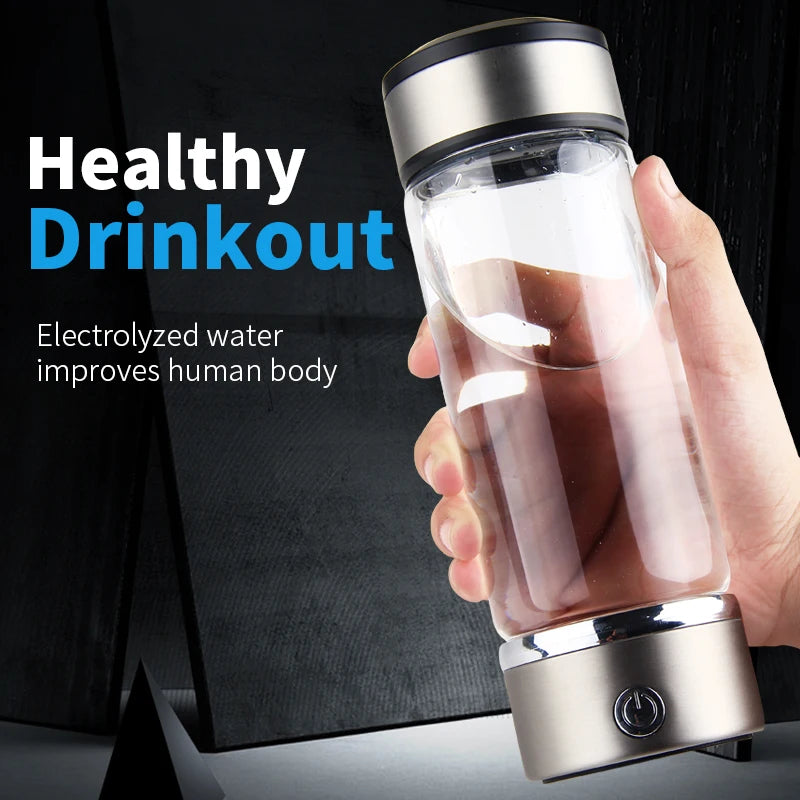 Portable Hydrogen Water Ionizer Bottle
