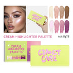 8-Color Cream Blush and Contouring Makeup Palette