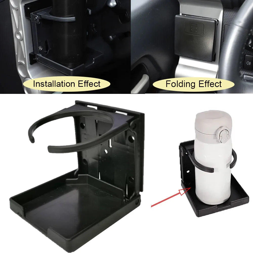 Foldable Universal Vehicle Drink and Cup Holder