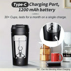 Electric Protein Shaker Bottle for Fitness and Gym