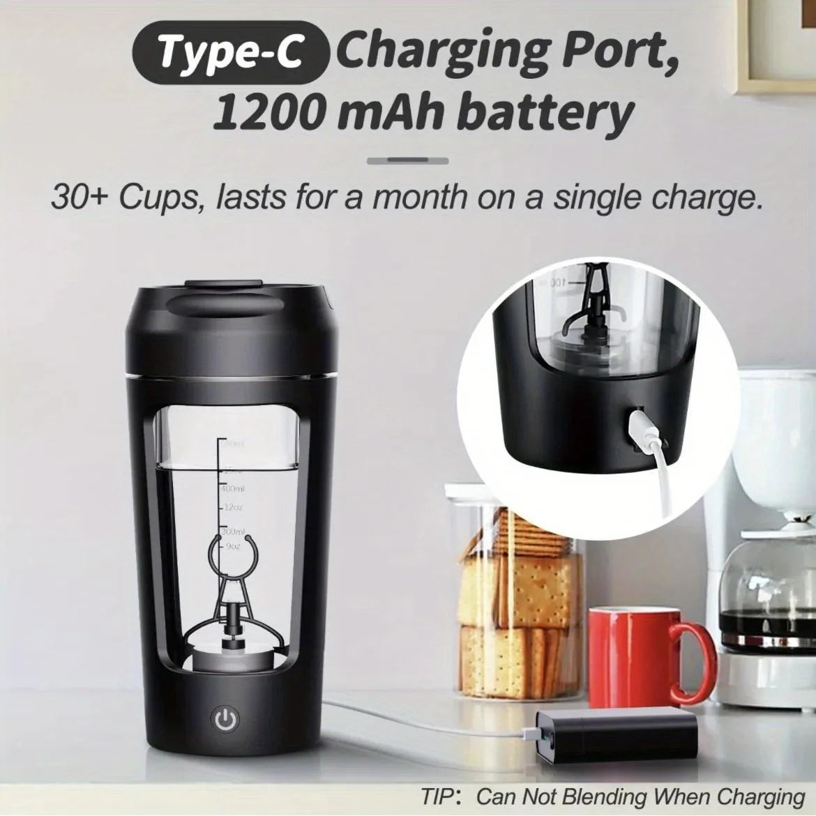 Electric Protein Shaker Bottle for Fitness and Gym