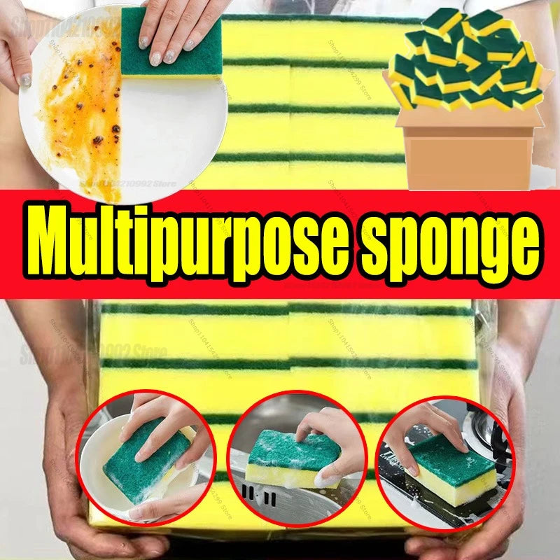 Heavy-Duty Double-Sided Kitchen Cleaning Sponge - 1