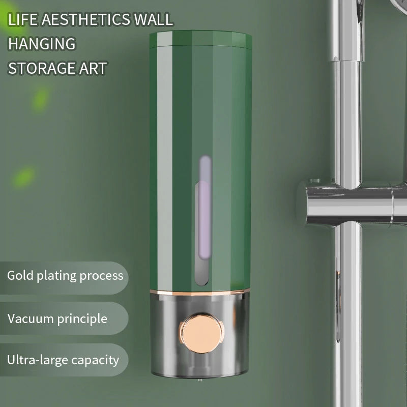 Wall-Mounted Manual Soap Dispenser for Bathroom