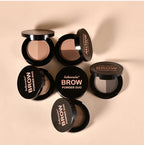 Two-Tone Eyebrow Powder Duo with Applicator Brush