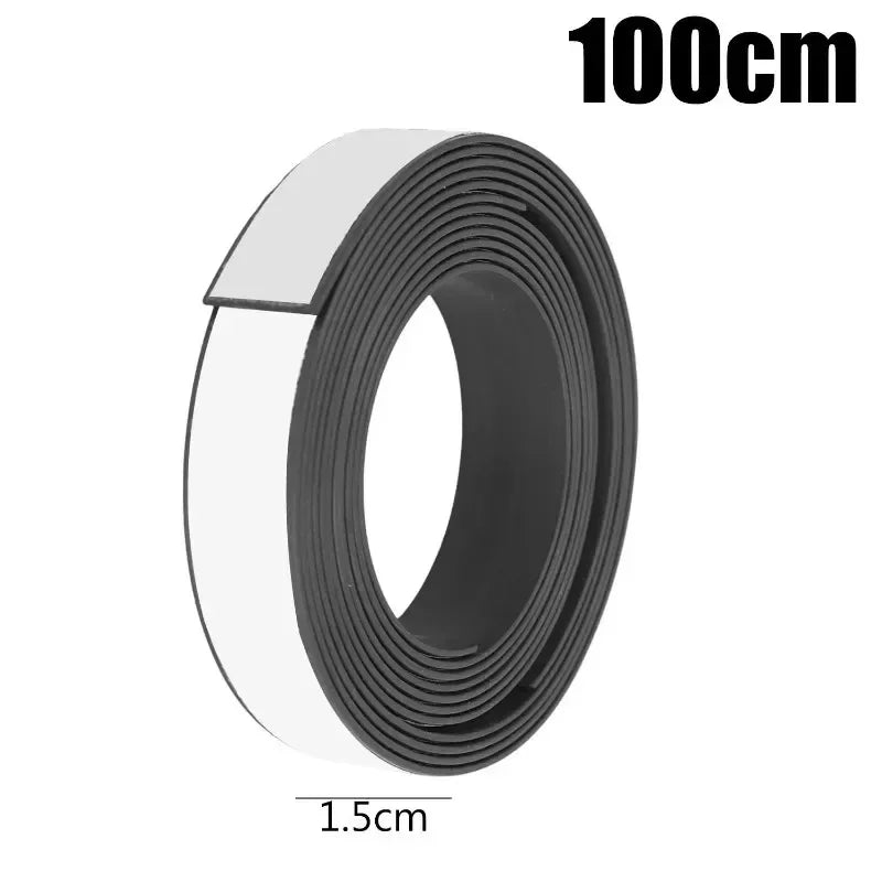 Self-Adhesive Cuttable Magnetic Strip for DIY Home Organization - 21