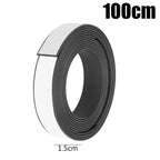 Self-Adhesive Cuttable Magnetic Strip for DIY Home Organization