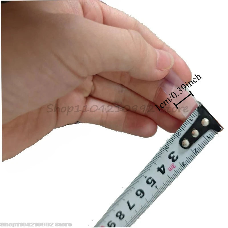 Heavy-Duty Transparent Reusable Nano Adhesive Tape Pads