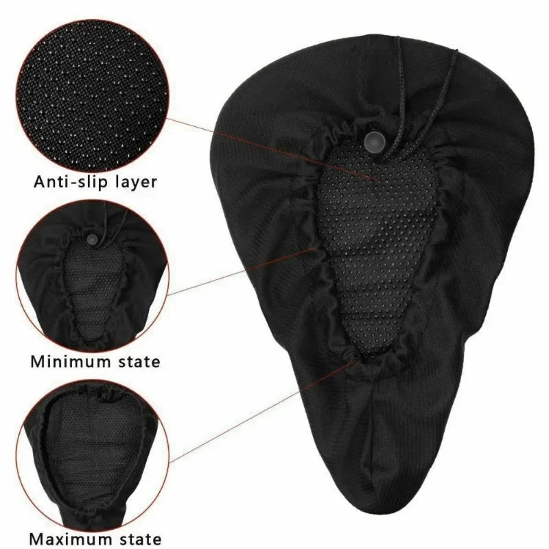 Comfortable Gel Padded Bicycle Saddle Seat Cover