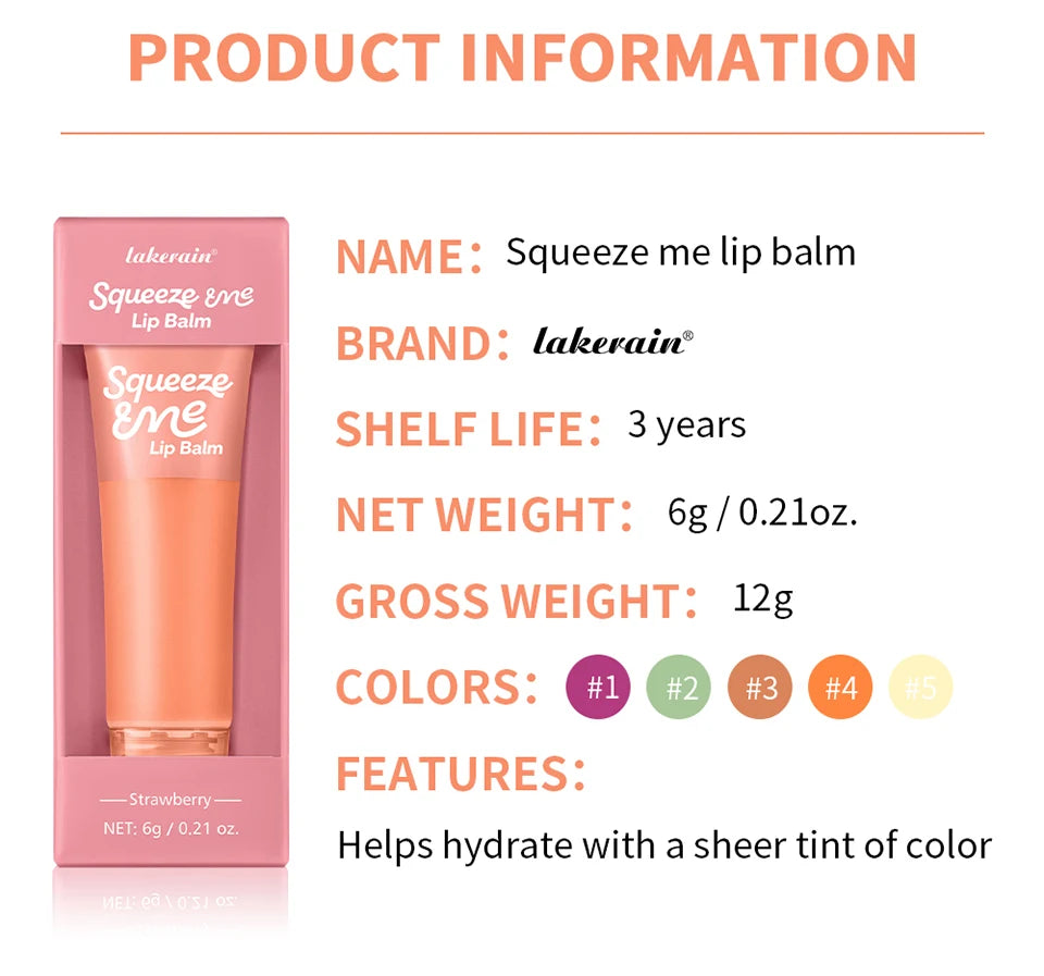 Hydrating Tinted Lip Balm for Dry Lips - 19