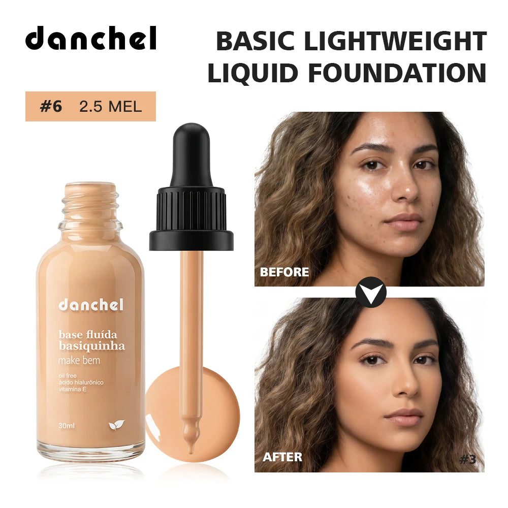 Matte Lightweight Liquid Foundation for Flawless Poreless Skin - 1