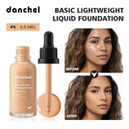 Matte Lightweight Liquid Foundation for Flawless Poreless Skin