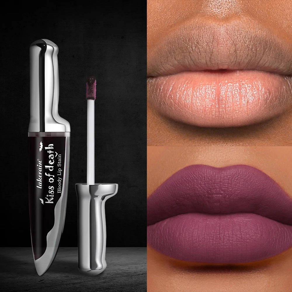 Bloody Matte Liquid Lip Stain for Halloween and Gothic Makeup - 12