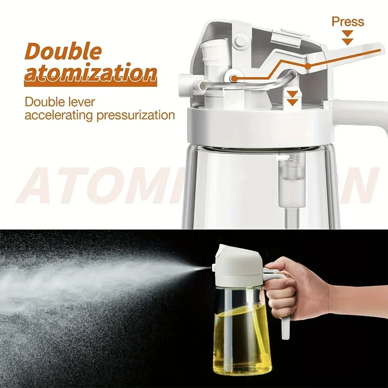 2-in-1 Kitchen Oil Spray and Pour Dispenser