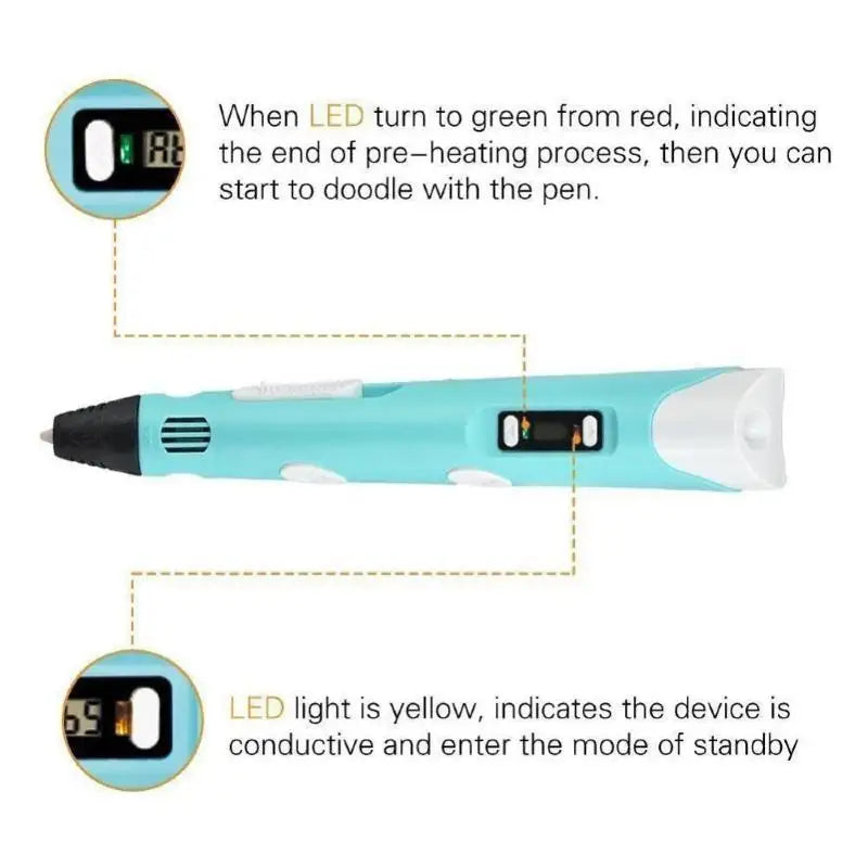 3D Printing Pen for Kids DIY Creative Drawing - 6