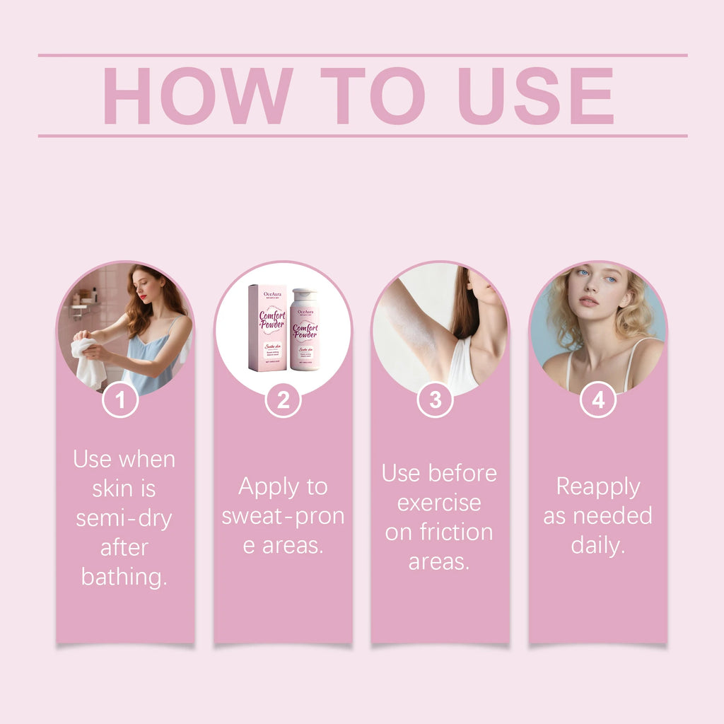 Refreshing Sweat-Absorbing Body Comfort Powder