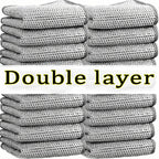 Double-Sided Non-Stick Silver Wire Kitchen Cleaning Cloth