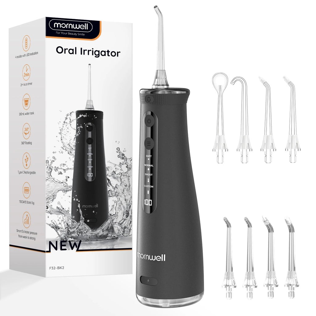 Portable Cordless Electric Water Flosser for Teeth Cleaning