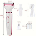 4-in-1 Electric Hair Removal Shaver for Face and Body