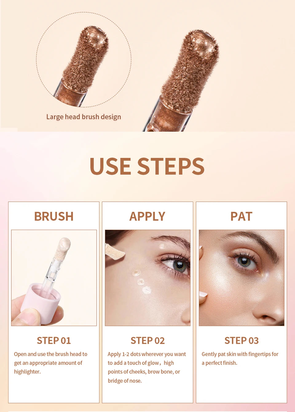 Liquid Highlighter for Radiant Glow and Natural Skin Brightening - 18