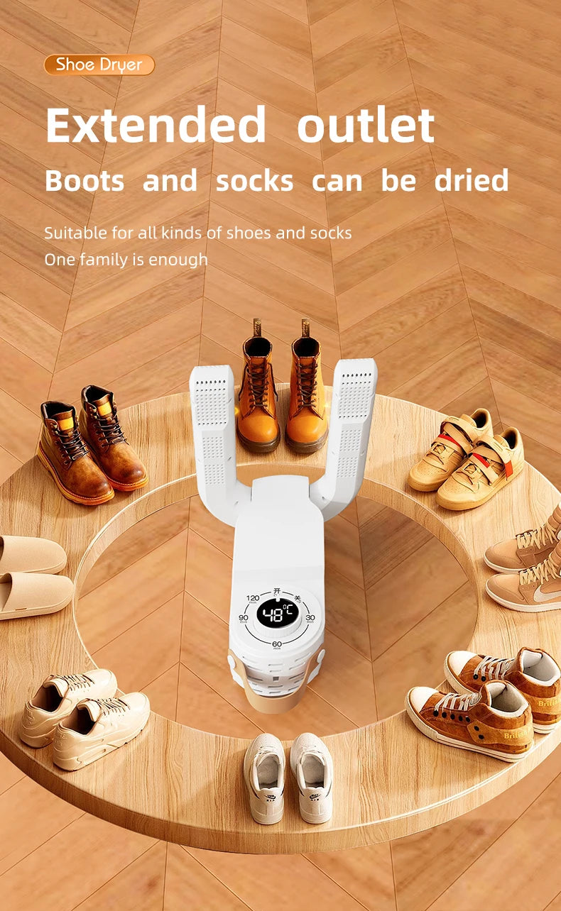 Intelligent Shoe Dryer and Deodorizing Warmer - 20