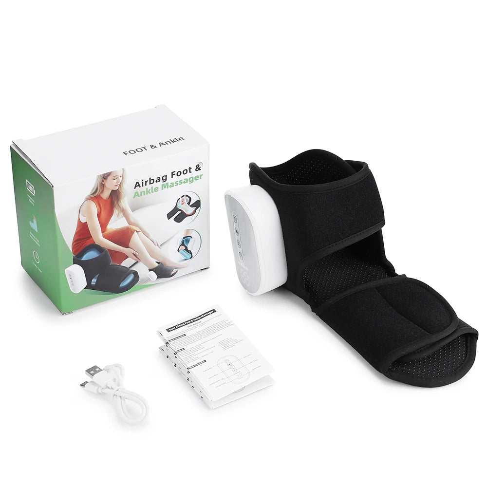 Cordless Air Compression Foot and Ankle Massager with Heat - 18