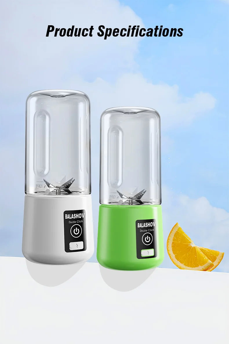 Portable Rechargeable Electric Fruit and Vegetable Blender - 21