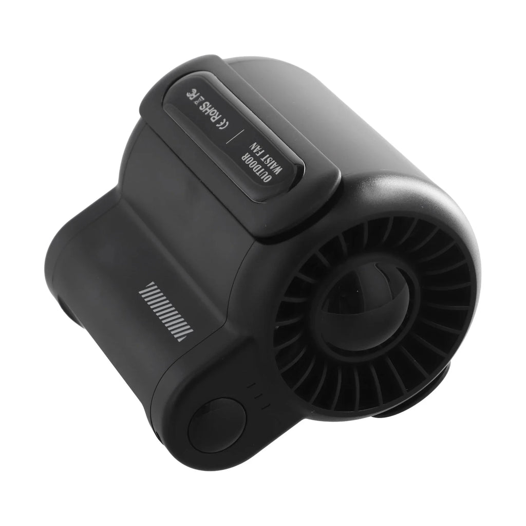 Portable Rechargeable Waist Clip Cooling Fan for Travel and Sports