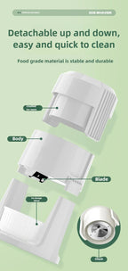 Automatic Electric Ice Shaver for Home Smoothies