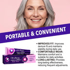 Denture Adhesive Cushion and Stabilizing Pad