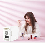 4L Portable Mini Makeup Fridge with LED Lighted Mirror