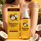 Coconut Firming Body Oil for Skin Tightening and Hydration