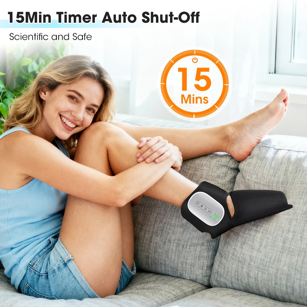 Heated Air Compression Foot and Ankle Massager