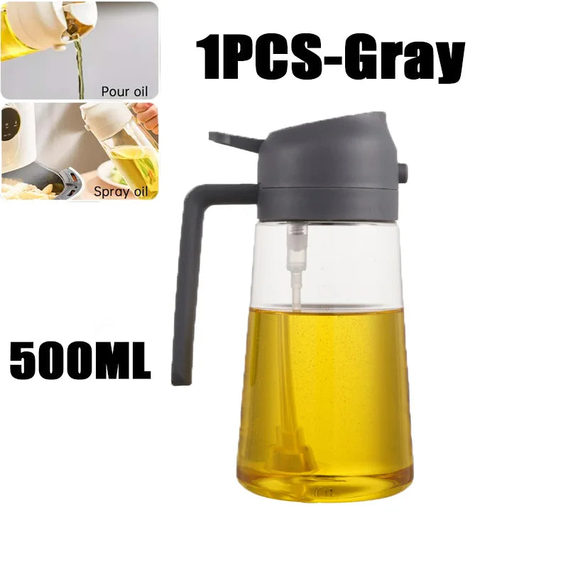 2-in-1 Kitchen Oil Spray and Pour Dispenser