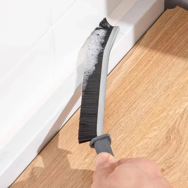 Hard-Bristled Crevice Cleaning Brush for Tight Gaps and Tiles