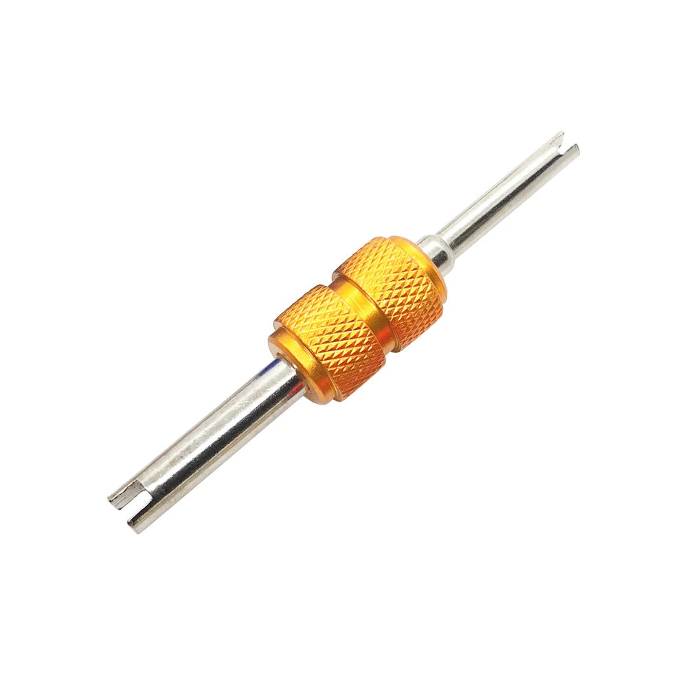 Dual-Head Tire Valve Core Remover Tool