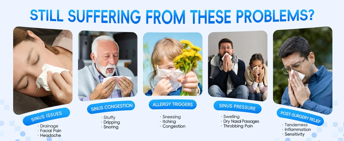 Electric Sinus Rinse Machine for Nasal Congestion Relief